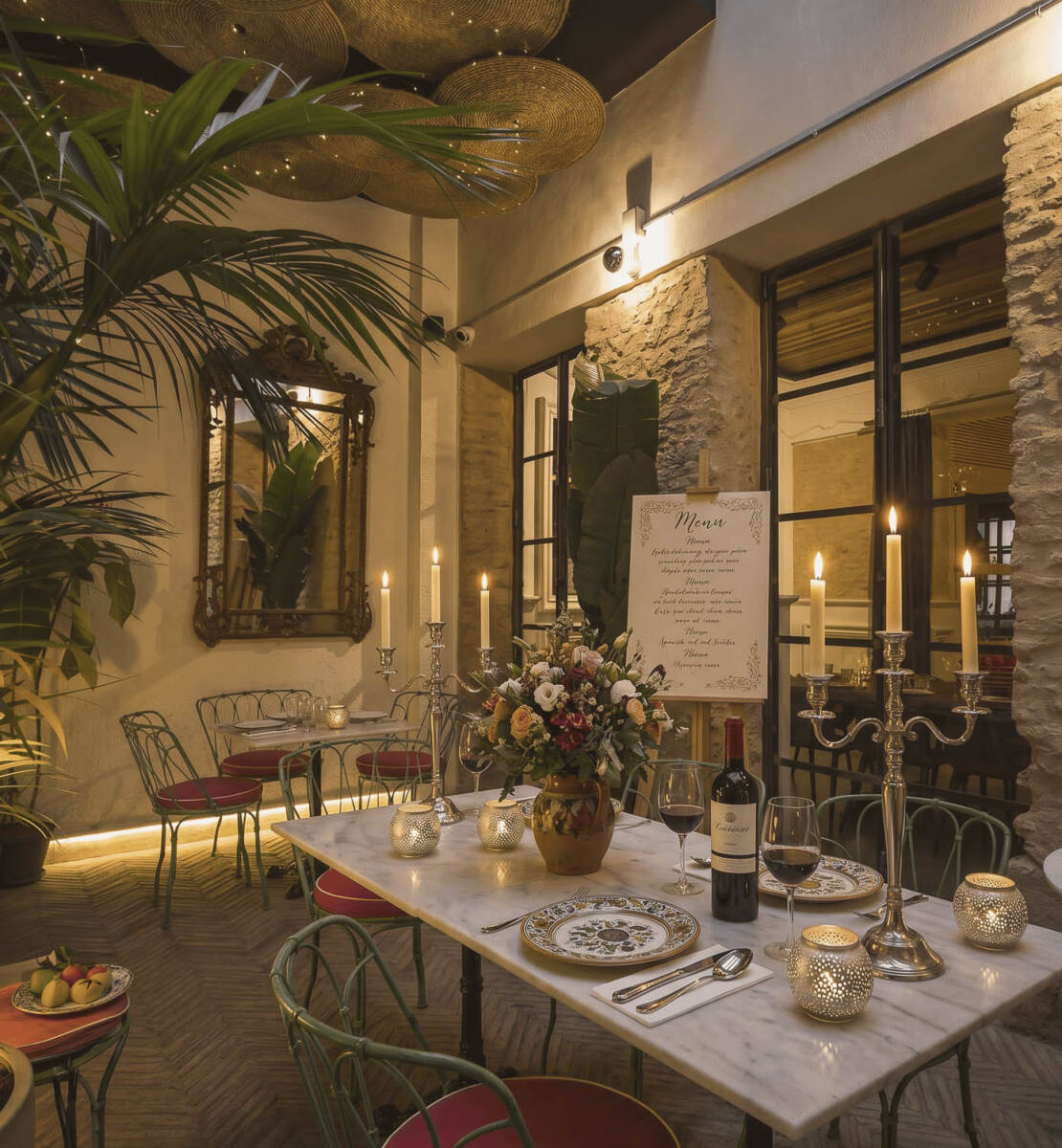 cena romántica sevilla